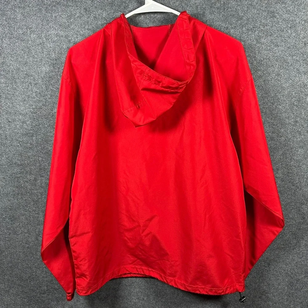 Champion Red Carthage College Windbreaker‎ Size S Athletic